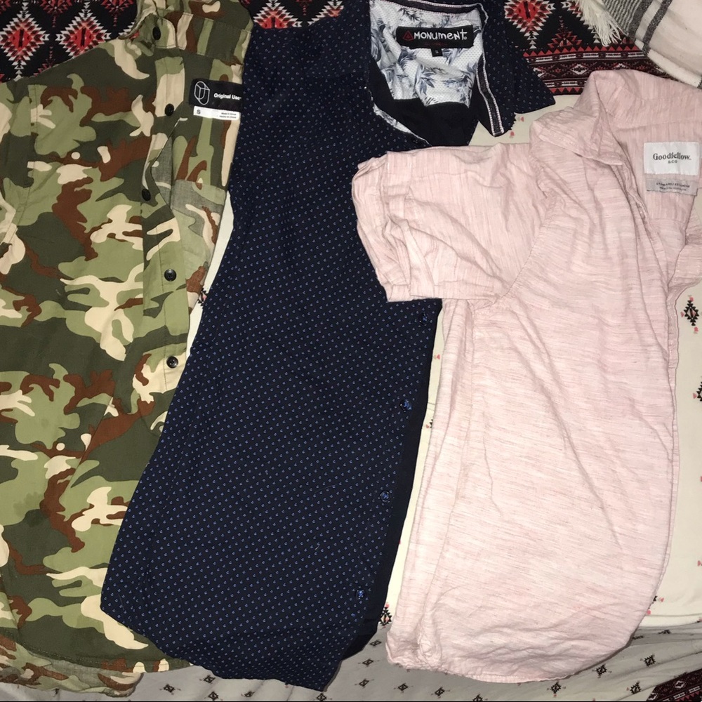 *BUNDLE **3 men’s button down*